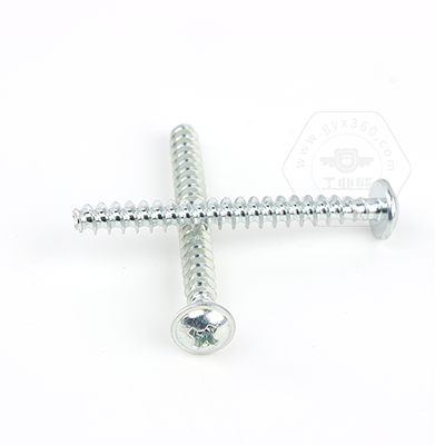 <a href=http://www.fstdbj.com/ target='_blank'>工業(yè)熊</a>10B21碳鋼環(huán)保藍(lán)白鋅(48/72h)十字盤頭帶墊平尾塑膠件專用自攻釘Q/GYX