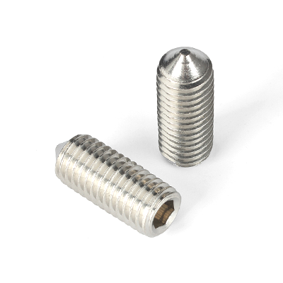 304不銹鋼A2-21H內(nèi)六角錐端緊定螺釘GB78